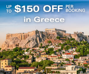 Up to $150 Off on Greece vacations