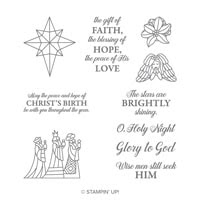 Illuminated Christmas Clear-Mount Stamp Set Illuminated Christmas Clear-Mount Stamp Set