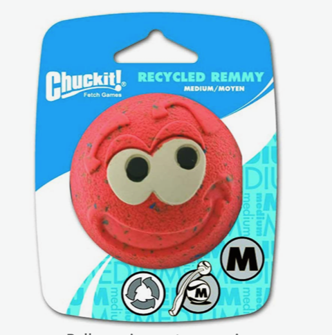 ChuckIt! Recycled Remmy Ball Dog Toy, Medium $5 @amazon.com