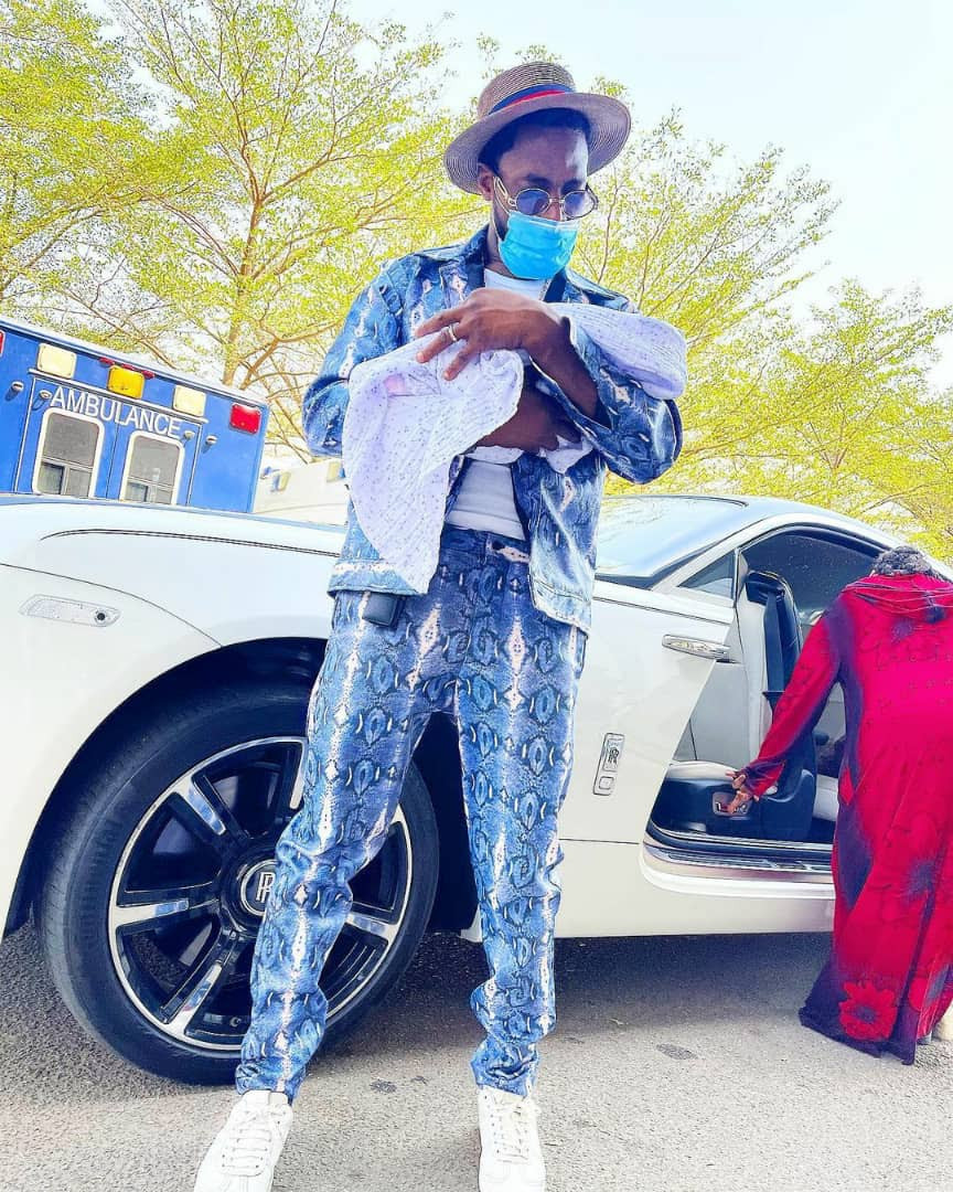 Lovely photos of DBanj, his wife and their baby girl