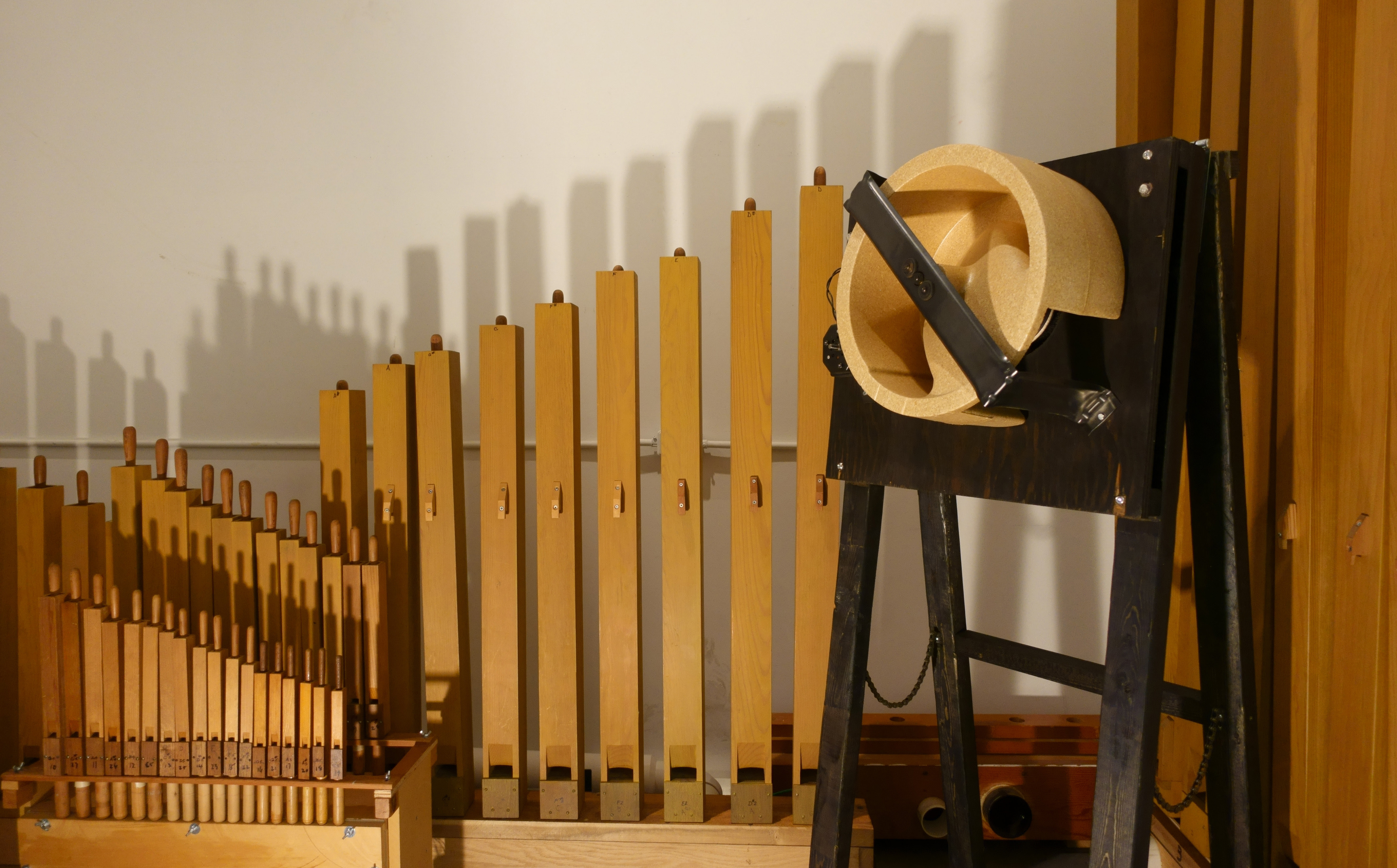 pulses // patterns installation by George Rahi. Image courtesy of the artist.