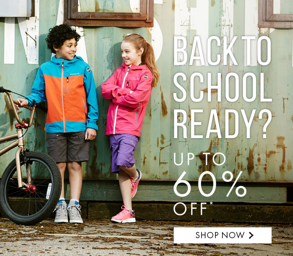 Back to school ready - up to 60% off*