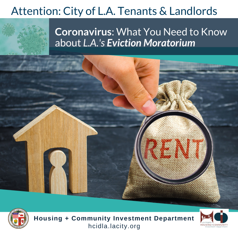 HCIDLA Eviction Moritorium Info