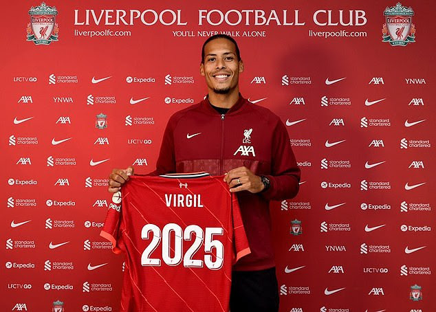 Liverpool defender Virgil van Dijk signs contract extension until 2025