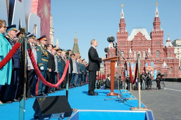 This is the day of our national triumph, people’s pride, the day of grief and an imperishable memory," Putin said in his Victory Day address to Russians on May 9, 2014 at the Red Square in Moscow, Russia [PPIO]