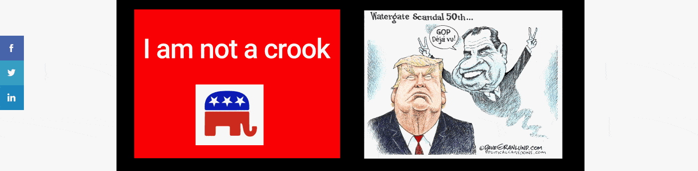 I am not a crook say Republicans as they claim to be above the law.