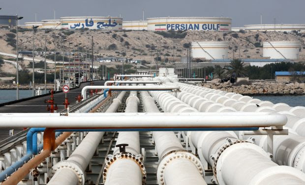 The Kharg facility on the Persian Gulf in southern Iran handles most of the country’s oil exports.