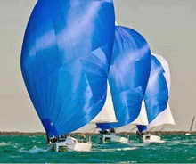J/80s sailing in formation- Key West, FL