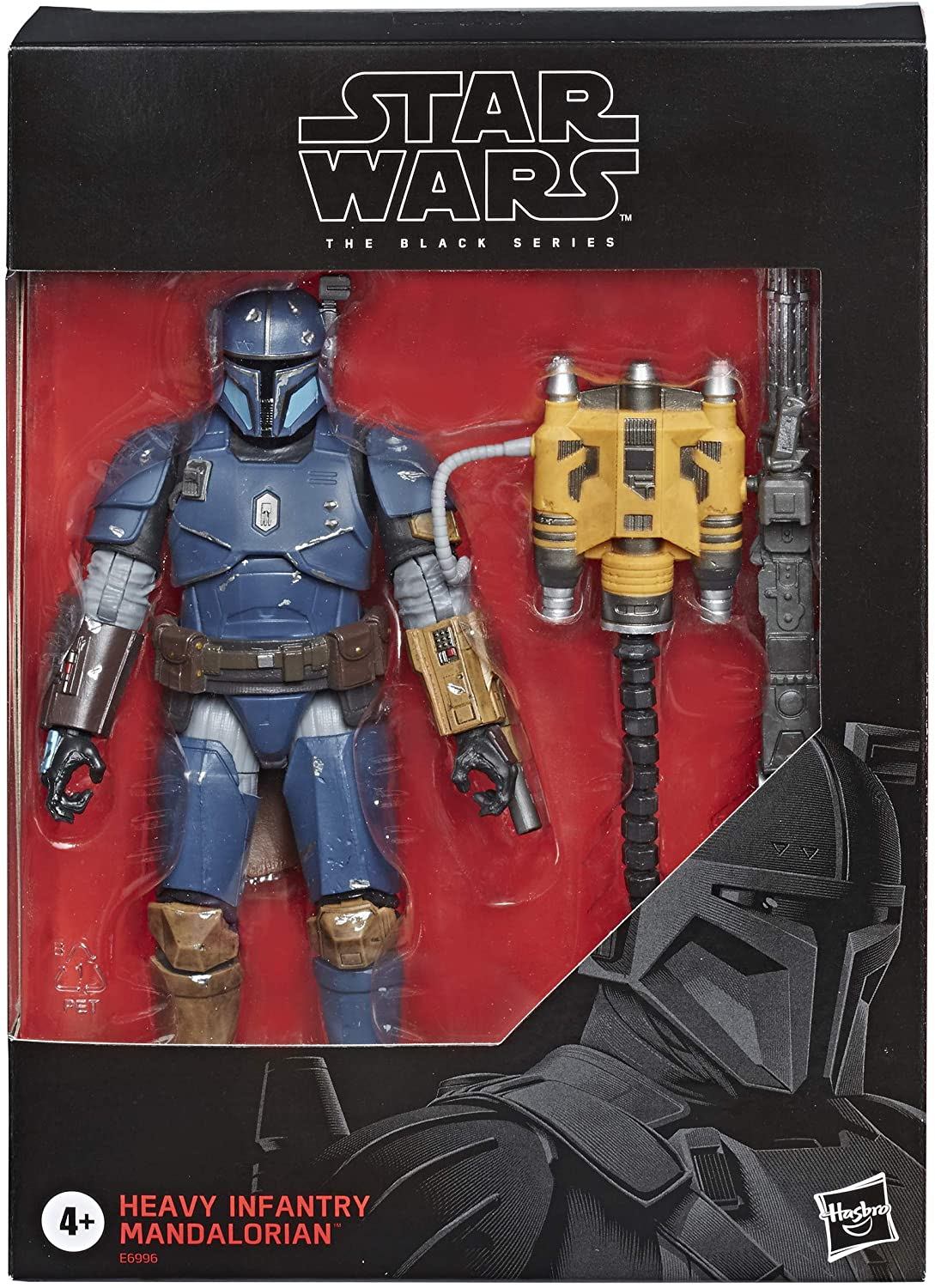 Image of Star Wars The Black Series Heavy Infantry Mandalorian Toy 6-inch Scale The Mandalorian Collectible Deluxe Action Figure, Kids Ages 4 and Up