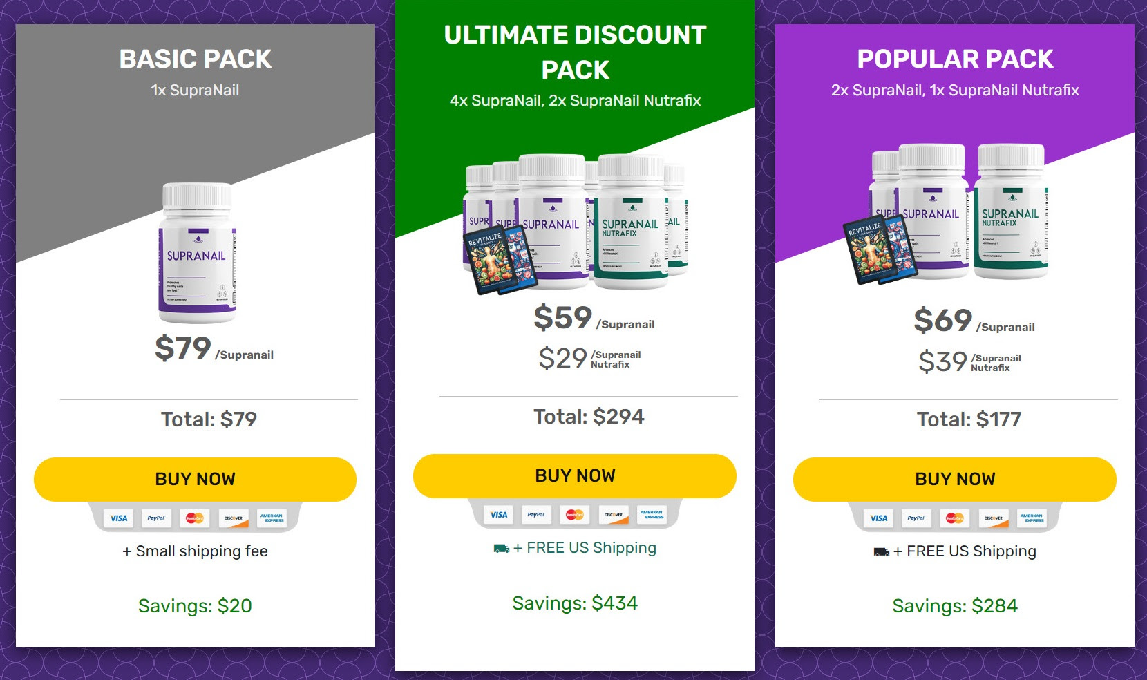 Supranail Nail & Feet Support Formula US, CA, IE, UK, AU, NZ Price