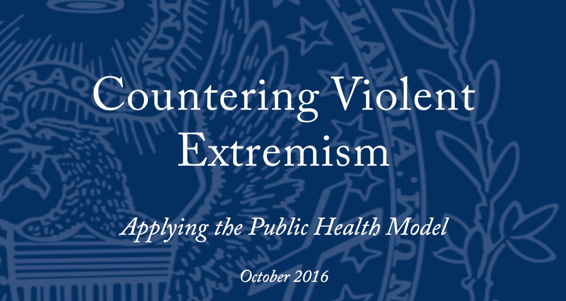 NSCITF Report on Countering Violent Extremism
