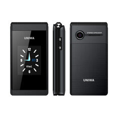 UNIWA X28 1200mAh Touch Screen Wireless FM Flip Phon