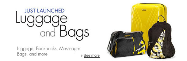 Just Launched: Luggage and Bags