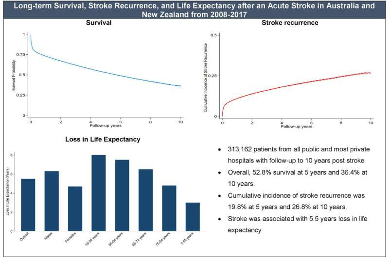 Stroke cuts life expectancy by one third