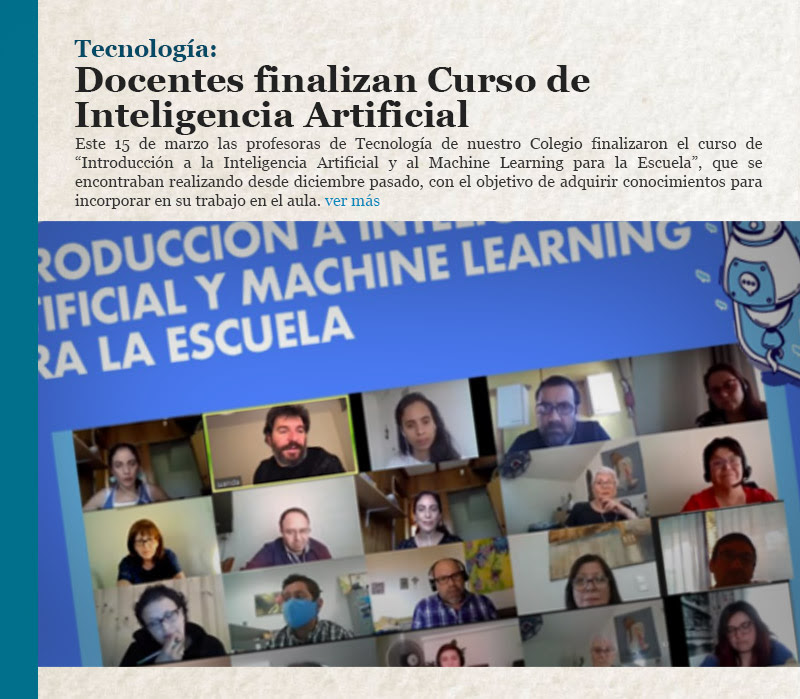 Tecnología: Docentes finalizan Curso de Inteligencia Artificial