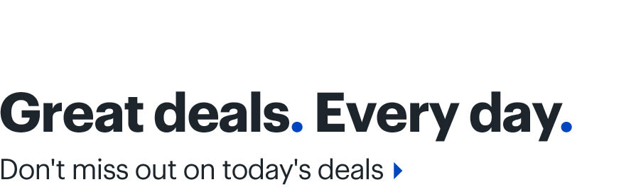 Great Ddeals. Every day. Don't miss out on today's deals.