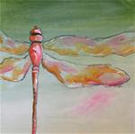 "DRAGONFLY GLAM" ORIGINAL ACRYLIC ON STRETCHED CANVAS &COPY; SAUNDRA LANE GALLOWAY - Posted on Tuesday, January 27, 2015 by Saundra Lane Galloway