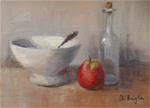 Bowl bottle and fruit - Posted on Tuesday, January 13, 2015 by Chris Bayle