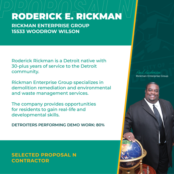 Proposal N Contractor - Rod Rickman 