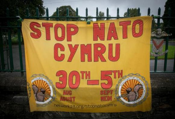 Protestas contra la cumbre de la OTAN en Gales 9