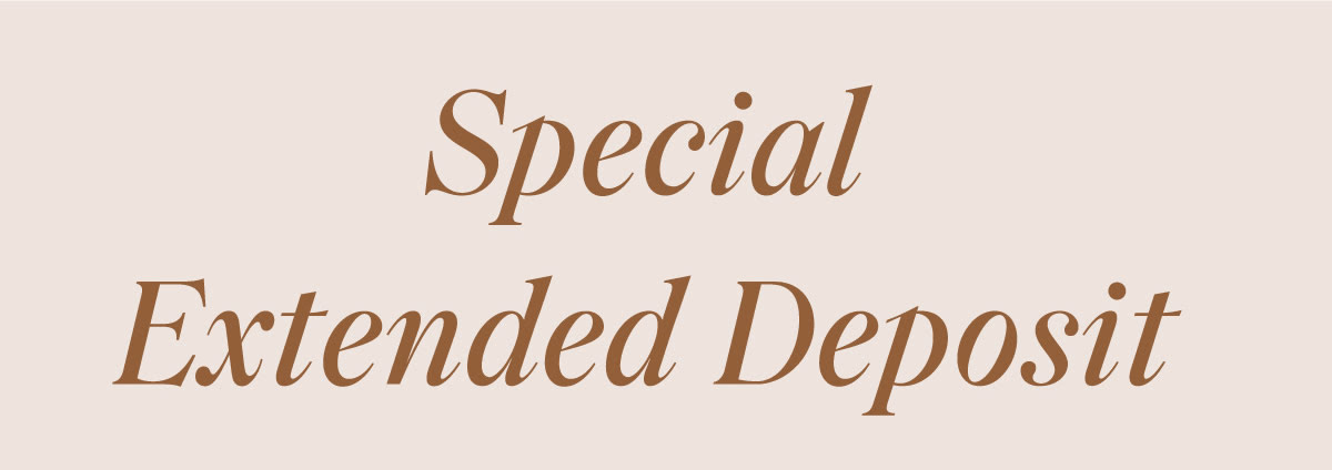SPECIAL EXTENDED DEPOSIT