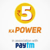 Pay Rs.5 & get Rs.10 Paytm ...