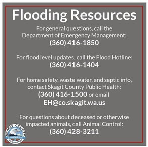 Skagit County flood infographic