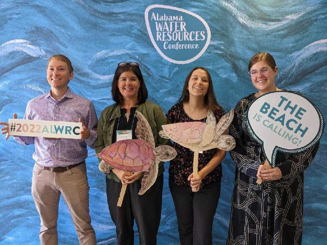 Jack, Cindy, Victoria and Laura Kate at the Water Resources Conference in Orange Beach