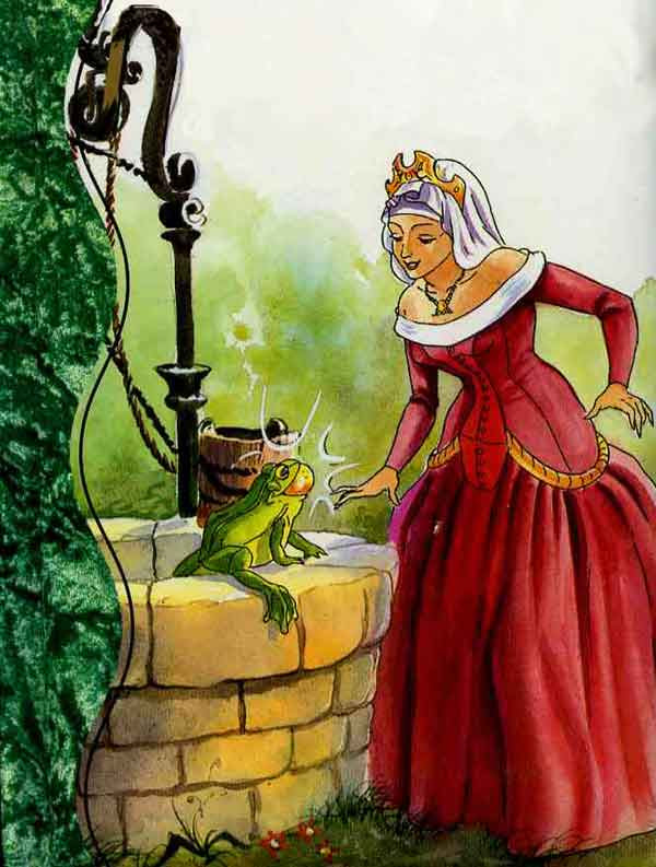 Иллюстрация к сказке Принц-лягушка