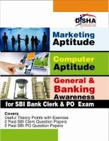 Marketing Aptitude / Computer Aptitude / General & Banking Awareness for SBI Bank Clerk & PO Exams (English) 1st Edition (Paperback)