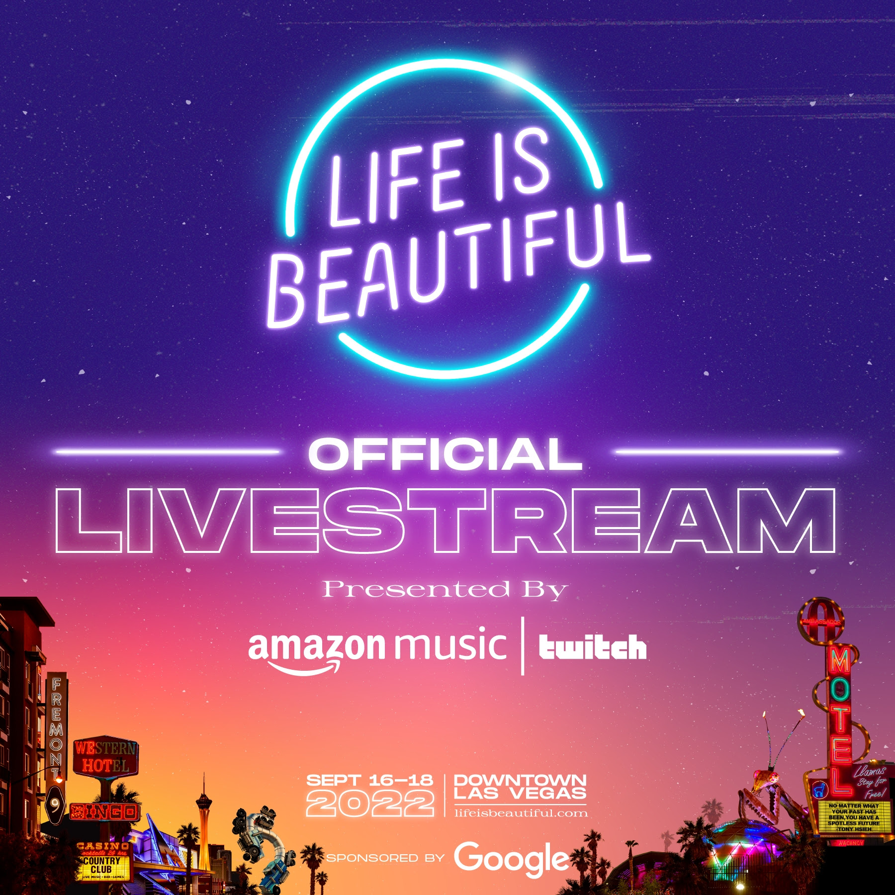 Life is Beautiful Official Livestream Presented by Amazon Music | Twitch