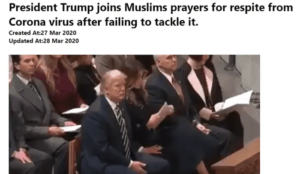 Old video of interfaith service now viral with claim Trump offers Islamic prayers, reads Quran to stop coronavirus