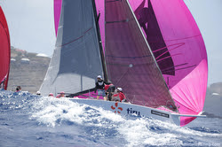 J/109 sailing Voiles de St Barth