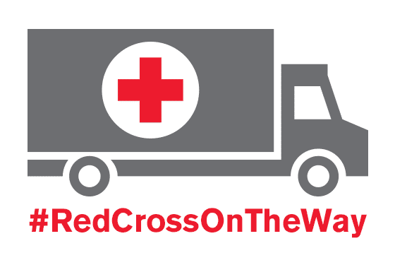 #RedCrossOnTheWay