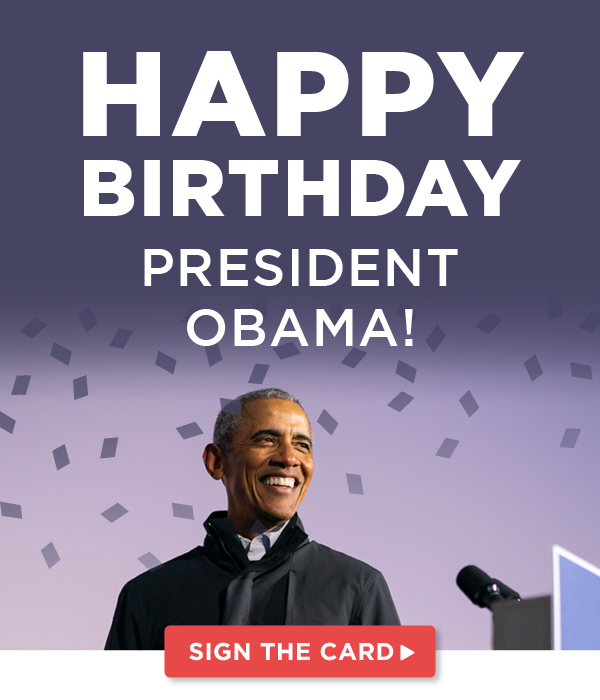 Happy Birthday Barack Obama