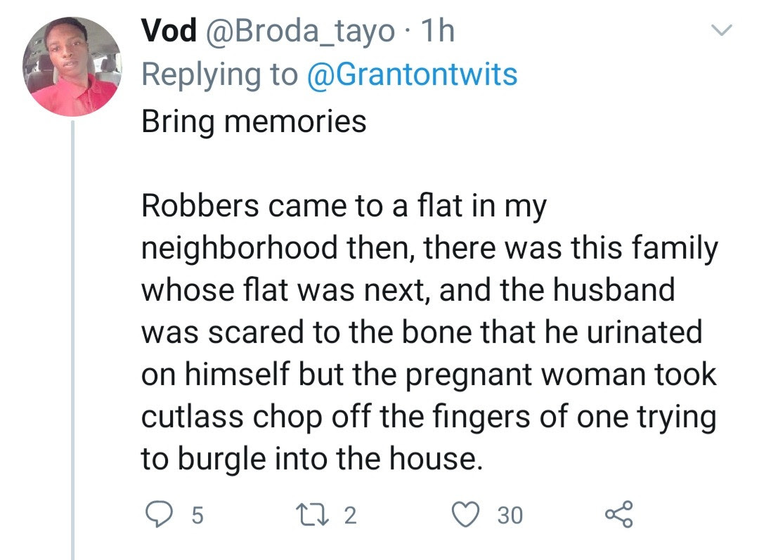 Man recounts how his mother allegedly dealt with armed robbers who tried to break into their house