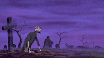 Cartoons & Comics Zombie animated GIF