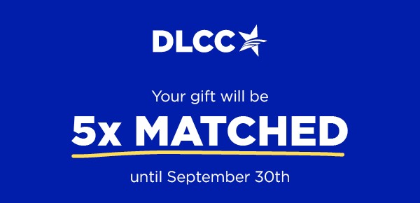 Your gift will be 5x MATCHED until September 30th!