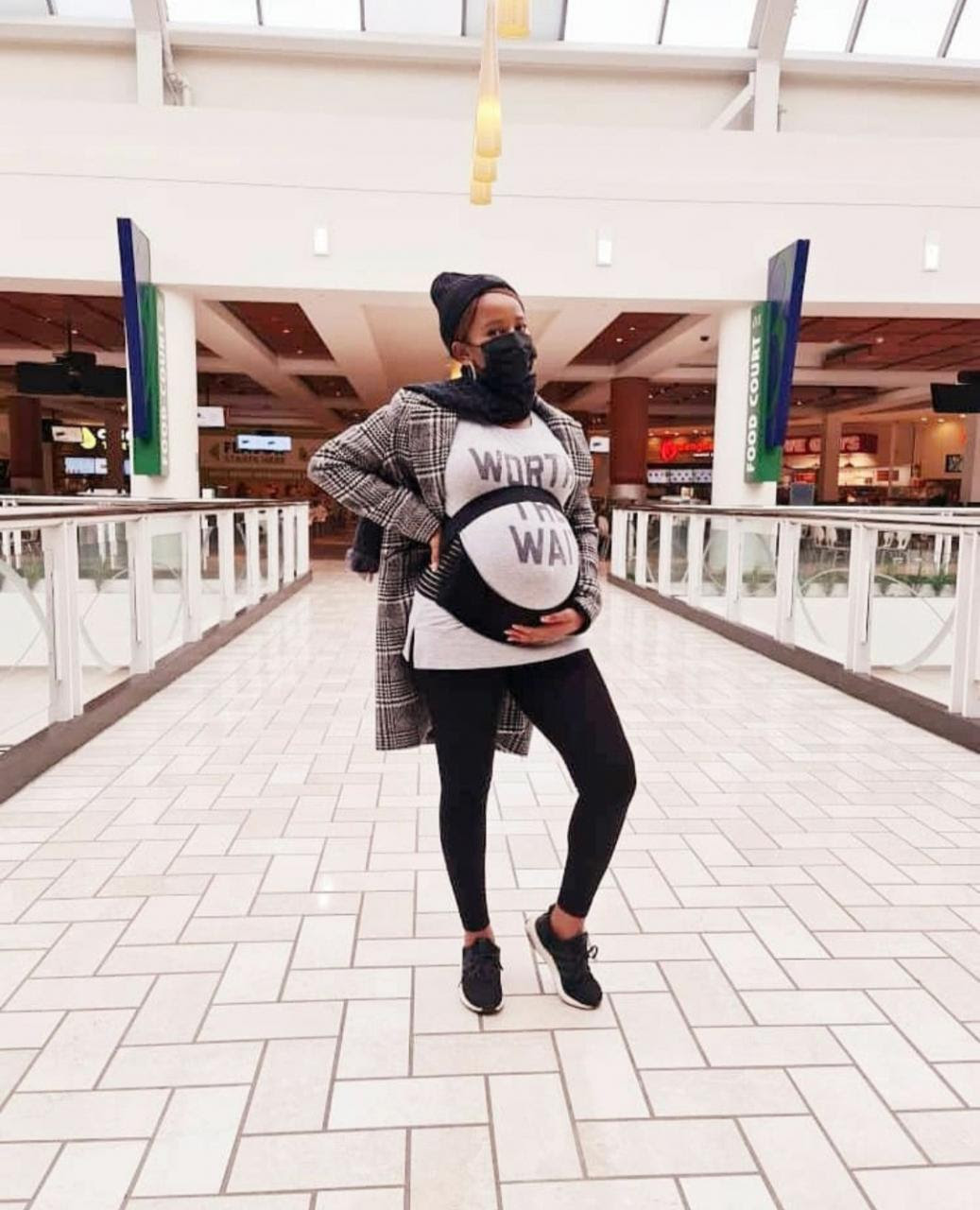 Adesua Etomi-Wellington shares photos documenting her pregnancy, childbirth, and motherhood