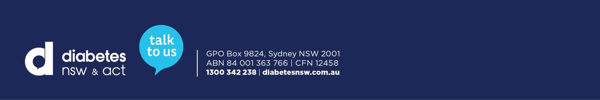 Diabetes NSW & ACT email footer