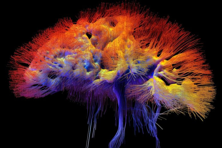 Diminished Cognition Brain fMRI Concept