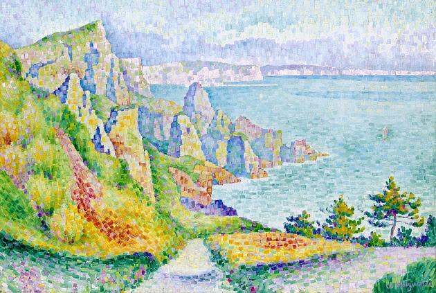 Скалы Longues-sur-Mer, 1906 (630x423, 187Kb)