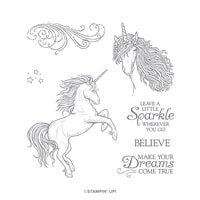 Leave A Little Sparkle Cling Stamp Set Leave A Little Sparkle Cling Stamp Set