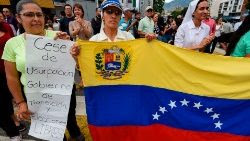 VENEZUELA-CRISIS-OPPOSITION-PROTEST VENEZUELA-CRISIS-OPPOSITION-PROTEST