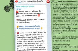 Los anticonfinamiento se crecen en Telegram: caceroladas, la canción 'Libre' de Nino Bravo y quedarse quieto dos minutos