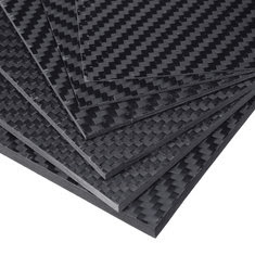 100x250x(0.5-5)mm Matte Twill Carbon Fiber Sheet Board