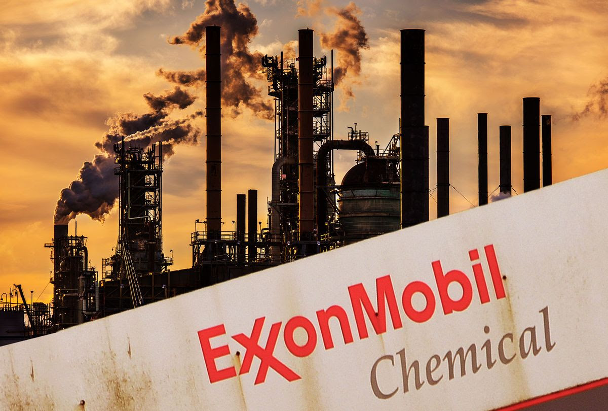 Oil refinery, owned by Exxon Mobil (Photo illustration by Salon/Getty Images)