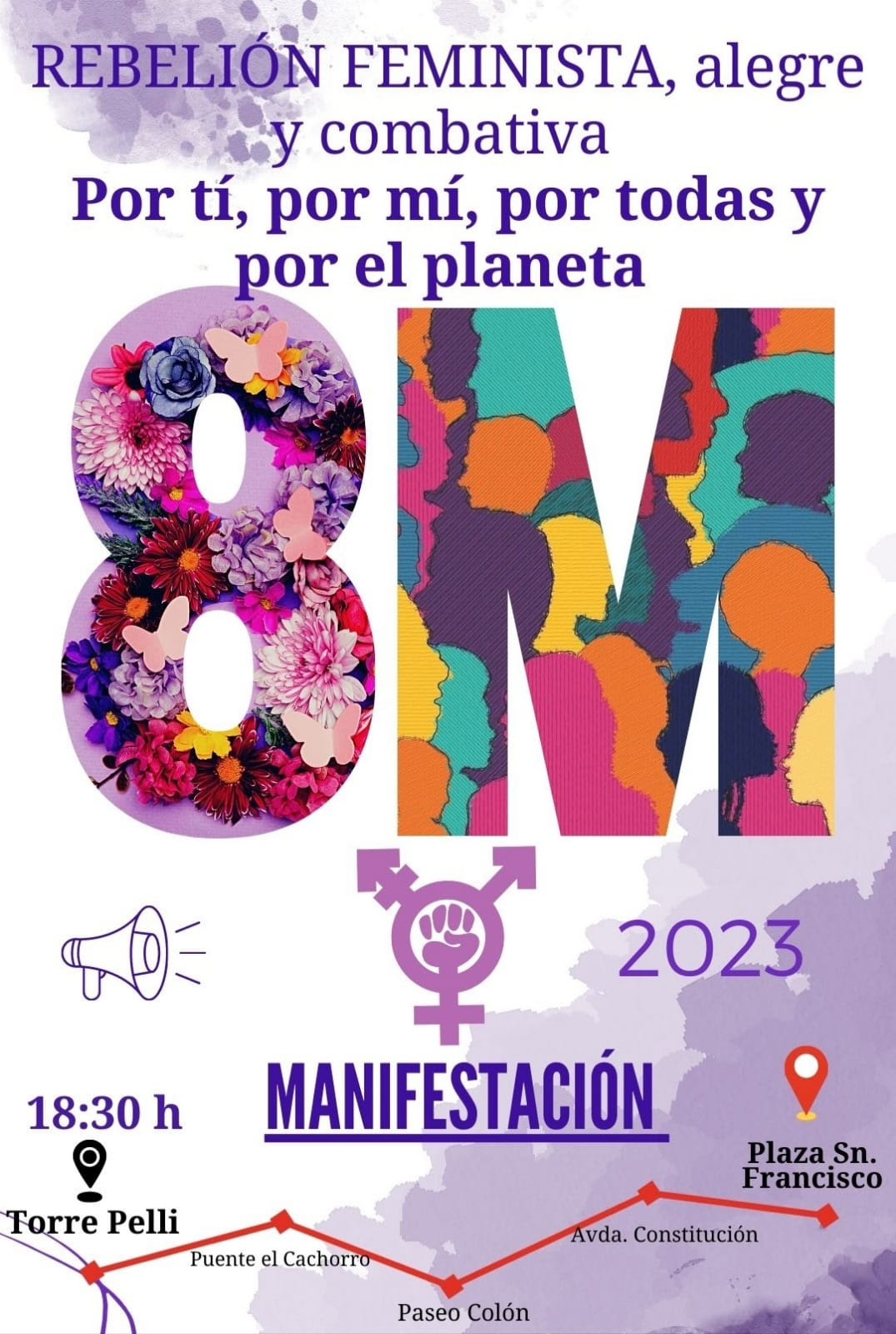 8M 2023: Manifestaciones en Andalucía