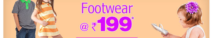 Footwear at Rs 199*