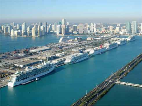 Puerto de cruceros de Miami